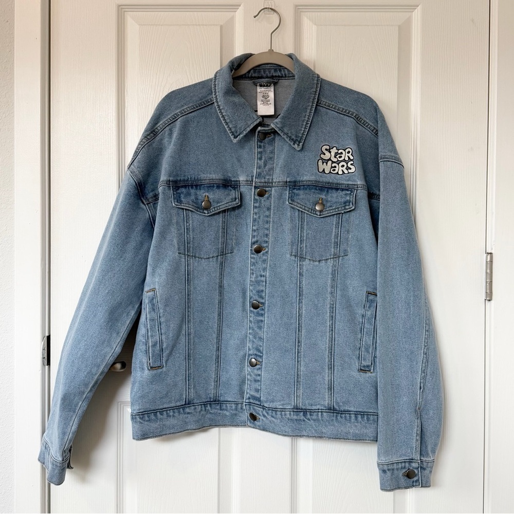 Star Wars Darth Vader and Stormtroopers Meets the '90s Denim Jacket For Adults - Picture 5 of 11